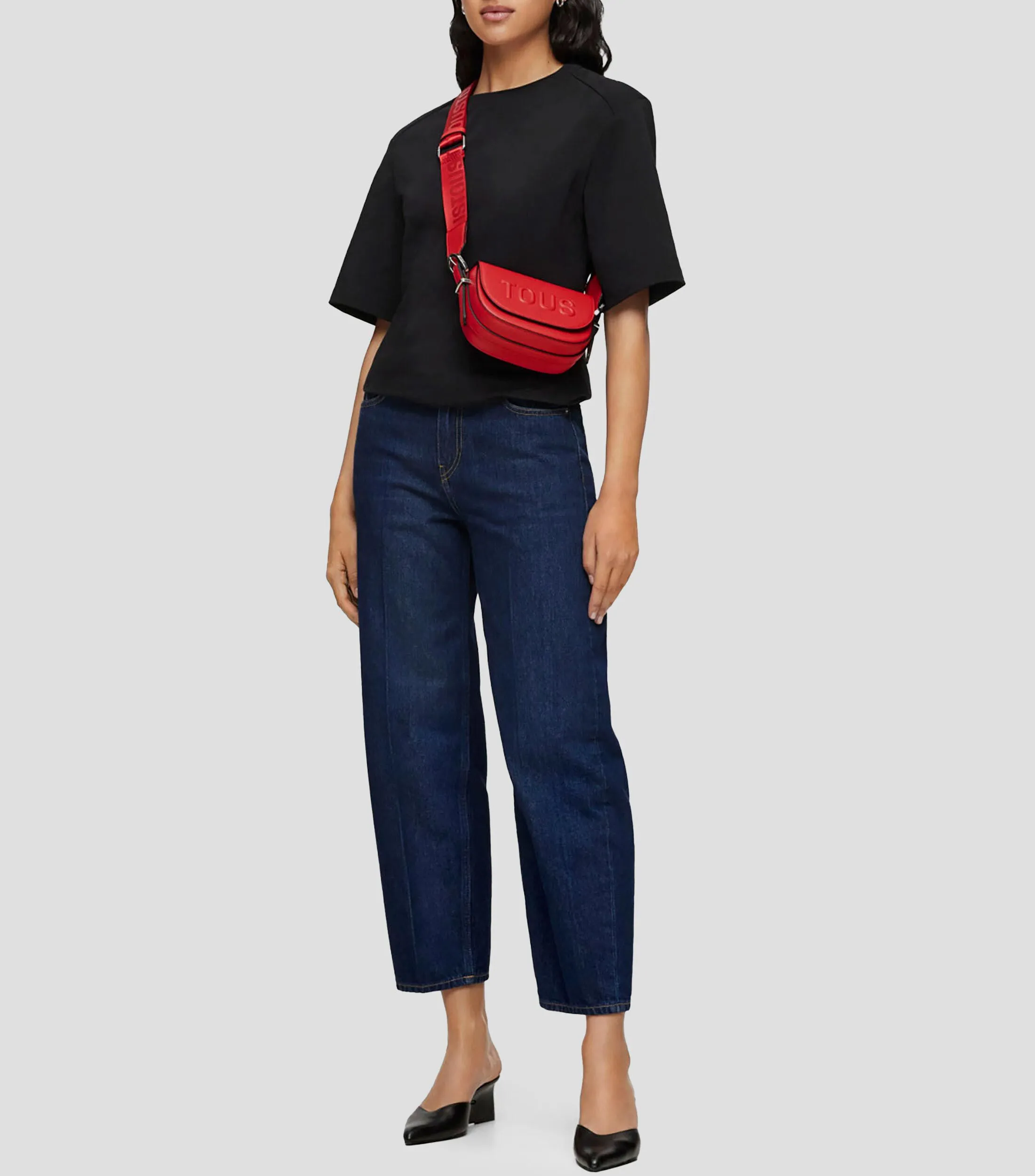 Tous Bolso crossbody rojo Brenda con logotipo Mujer