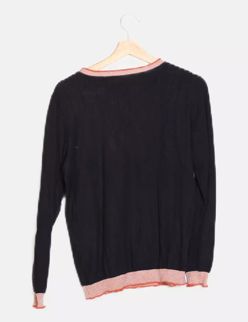 Vero Moda Jersey punto azul marino