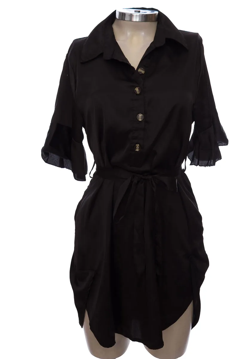 VESTIDO / ENTERIZO COLOR NEGRO  FOLLOW ME 