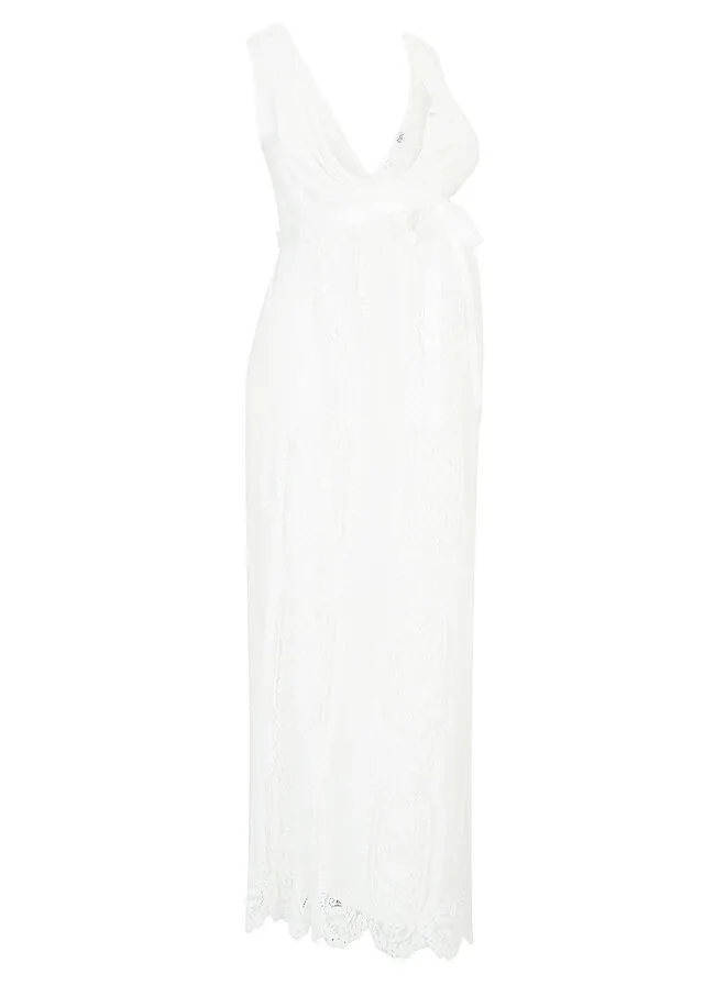 Vestido de novia premamá Blanco lana