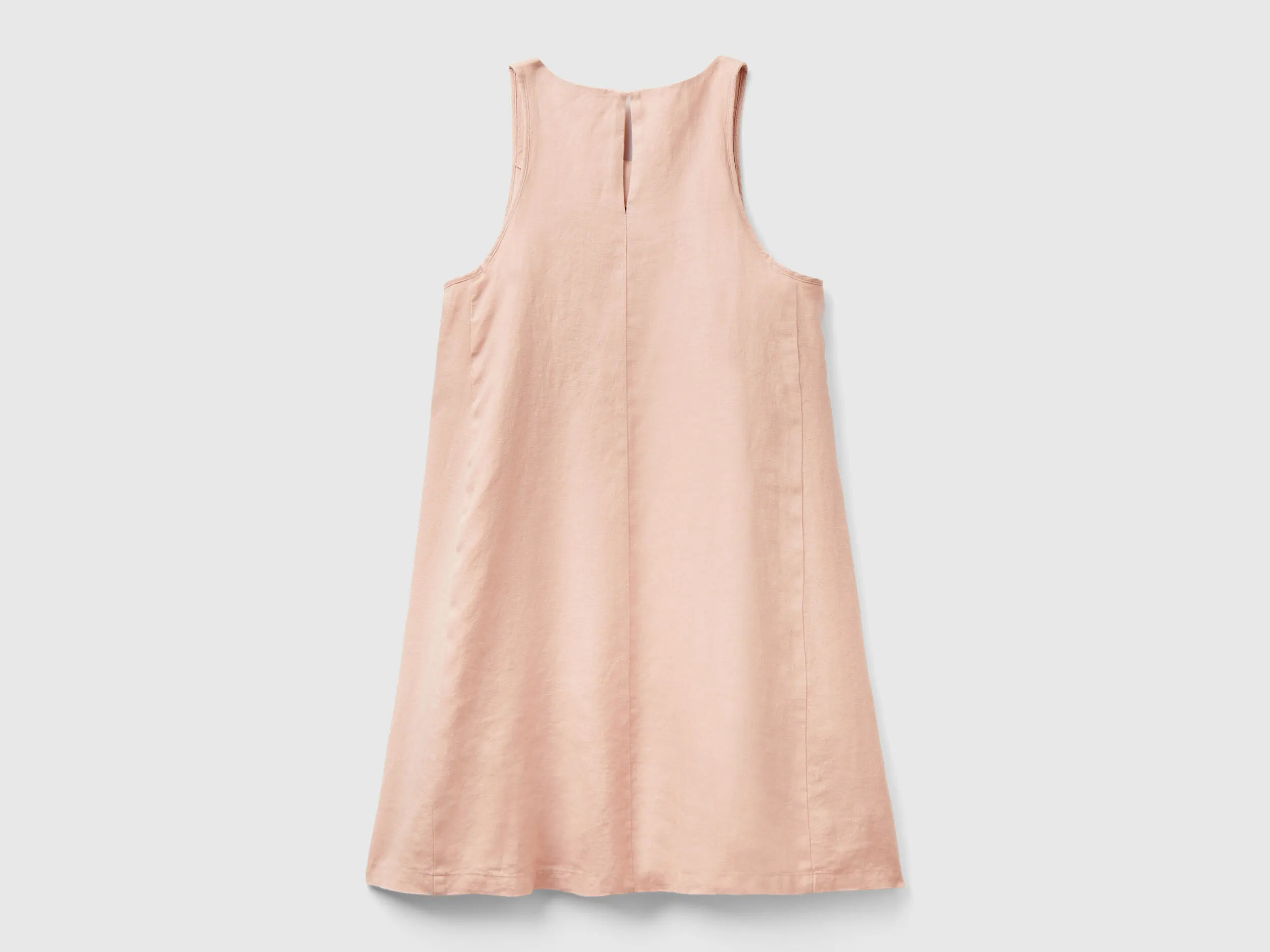 Vestido de puro lino sin mangas