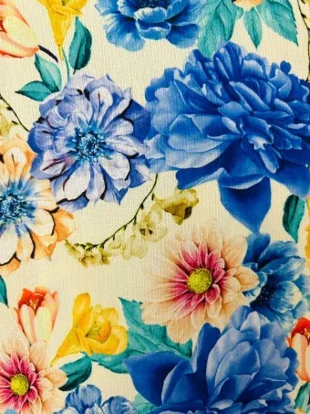 Vestido Floral VERBAIN Azul