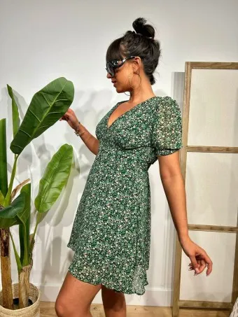 Vestido Vaporoso Estampado HAYDAR
