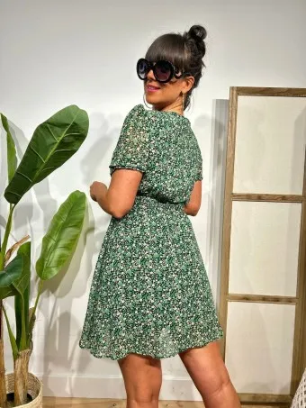 Vestido Vaporoso Estampado HAYDAR