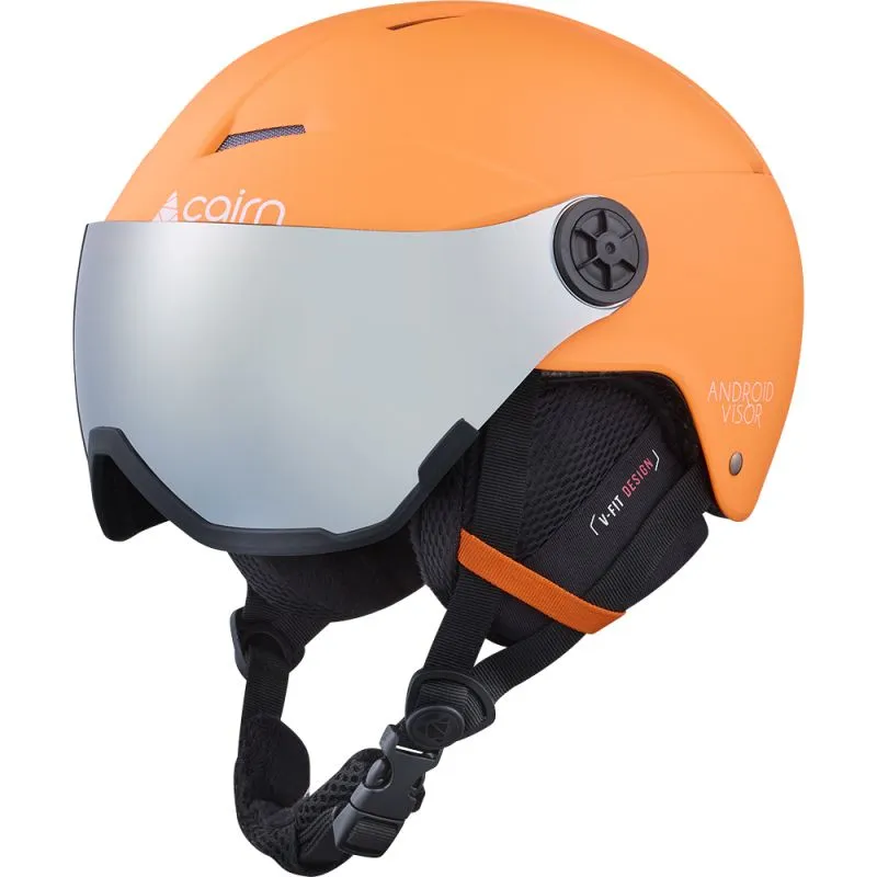 Visera casco de esquí Cairn Android Visor J (Naranja) Niño Cat. 3