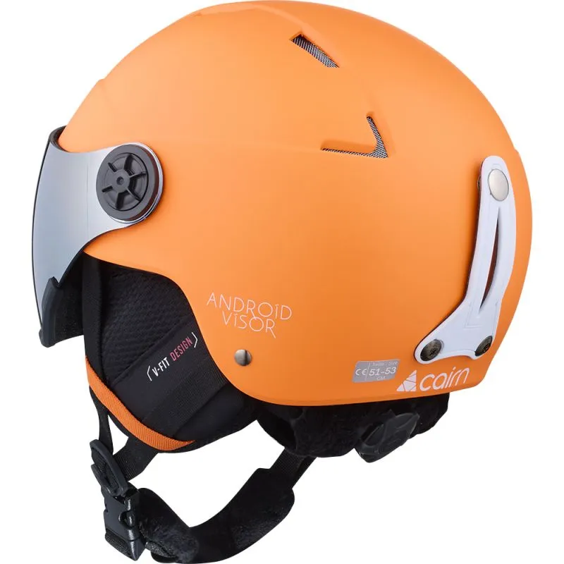 Visera casco de esquí Cairn Android Visor J (Naranja) Niño Cat. 3