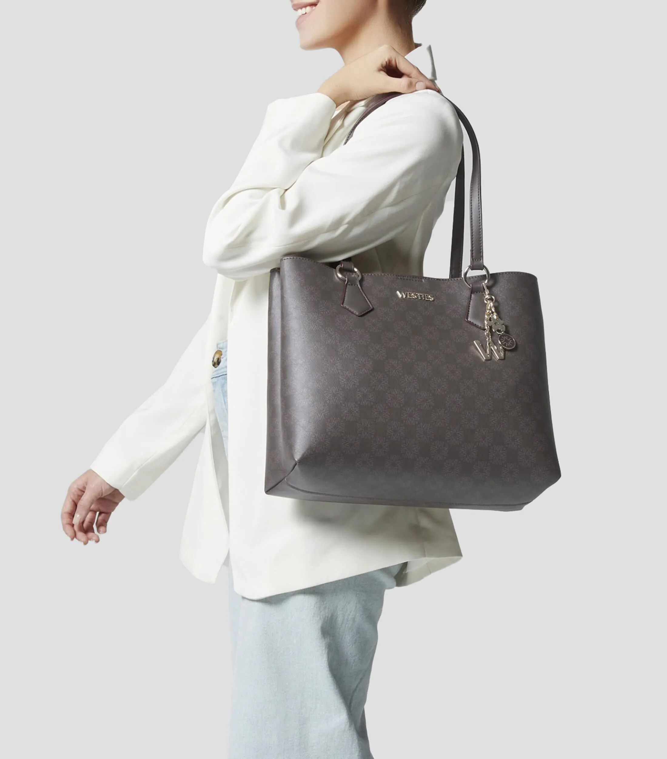 Westies Bolso tote con monogram Mujer