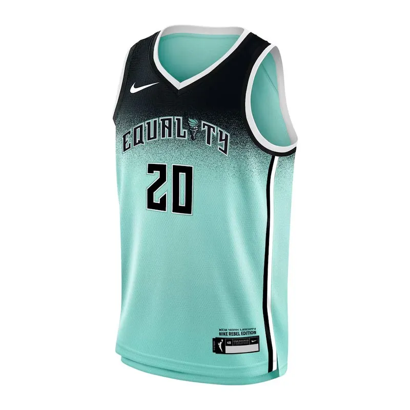 WNBA SABRINA IONESCU NEW YORK LIBERTY REBEL SWINGMAN JERSEY (JUNIOR)