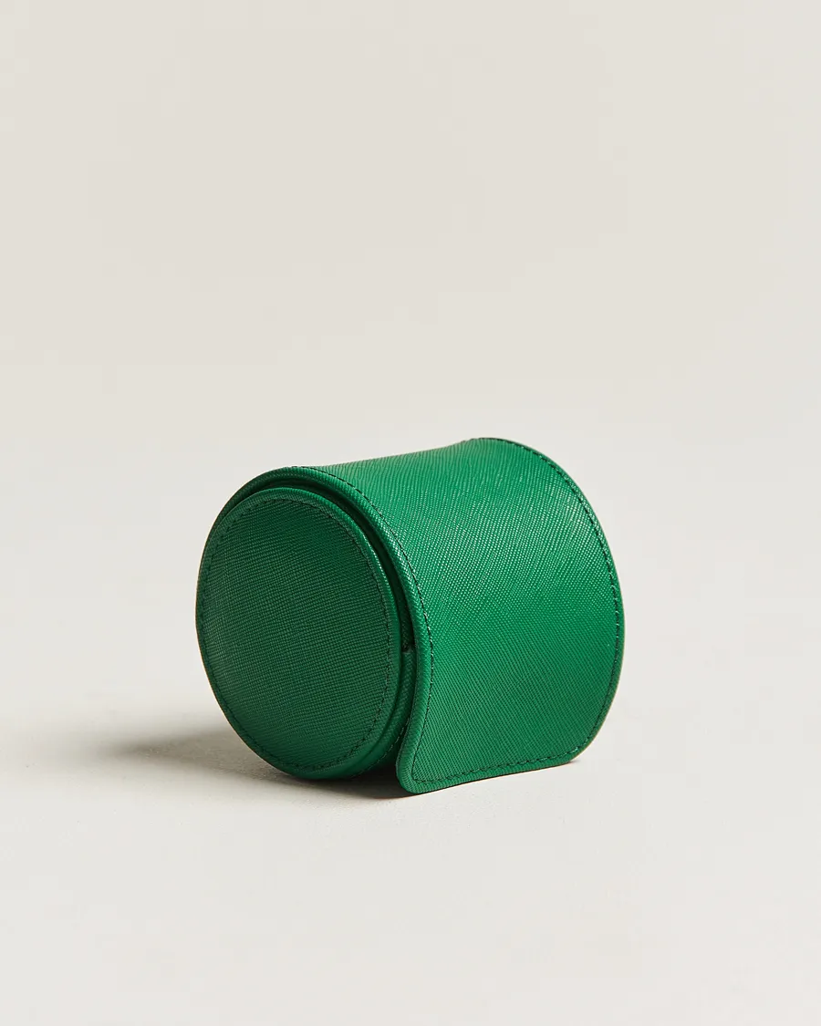 WOLF Single Watch Roll Green