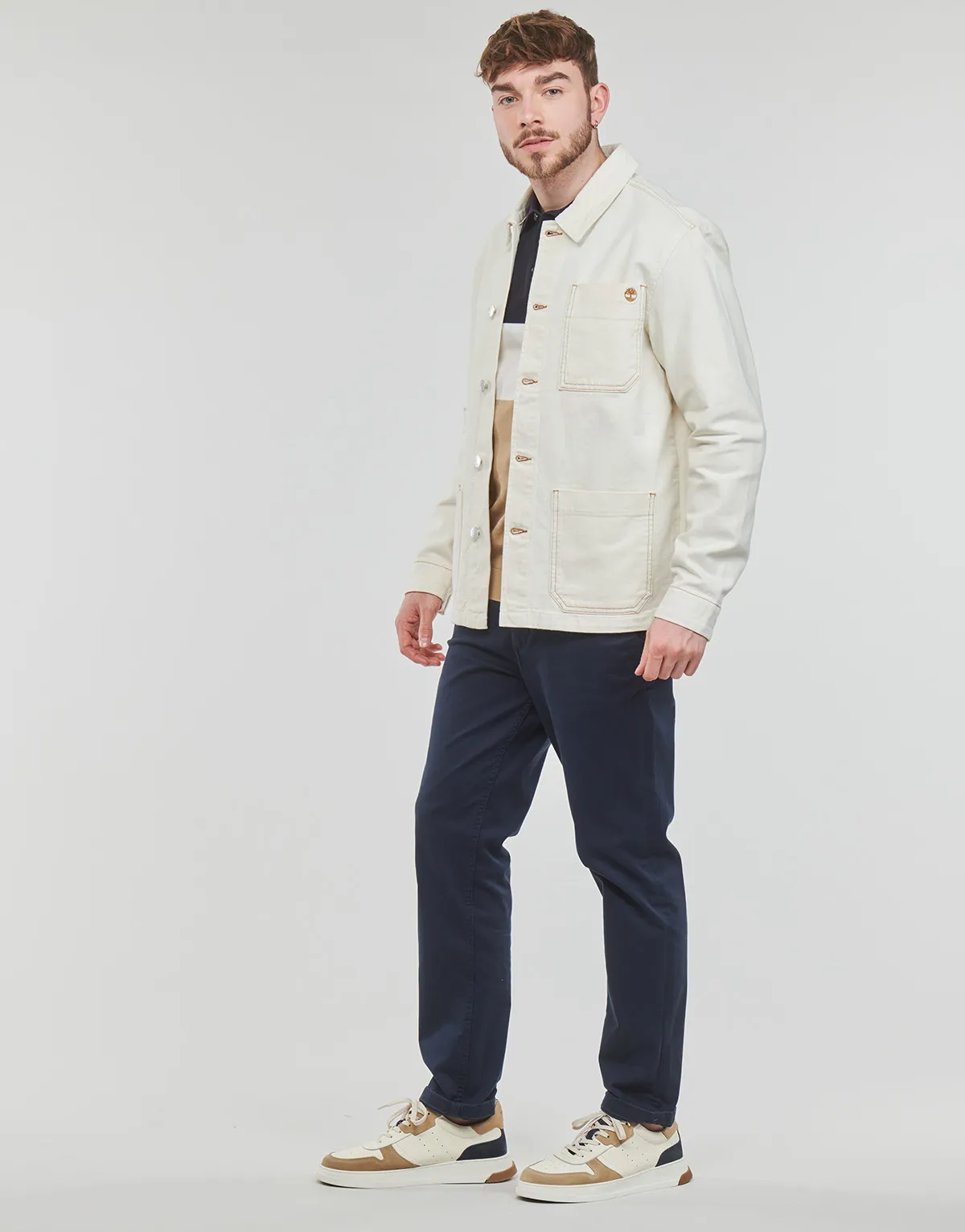 WORK FOR THE FUTURE  COTTON HEMP DENIM CHORE JACKET
