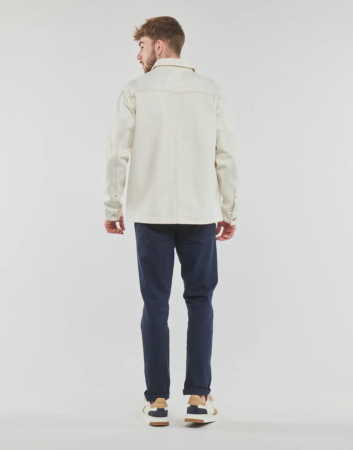 WORK FOR THE FUTURE  COTTON HEMP DENIM CHORE JACKET