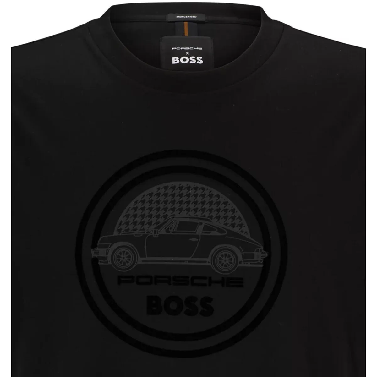 X PORSCHE  CAMISETA CON LOGO ESTAMPADO FLOCADA