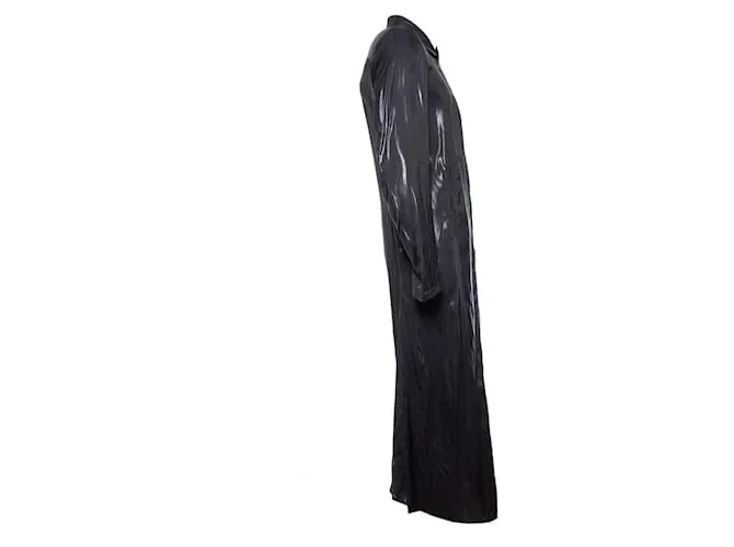 Yohji Yamamoto, Chaqueta larga brillante. Gris 