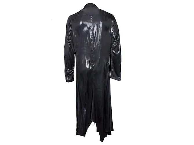 Yohji Yamamoto, Chaqueta larga brillante. Gris 