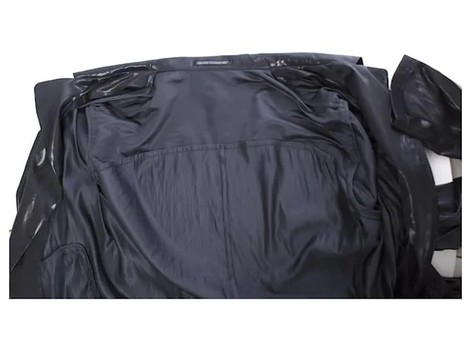 Yohji Yamamoto, Chaqueta larga brillante. Gris 