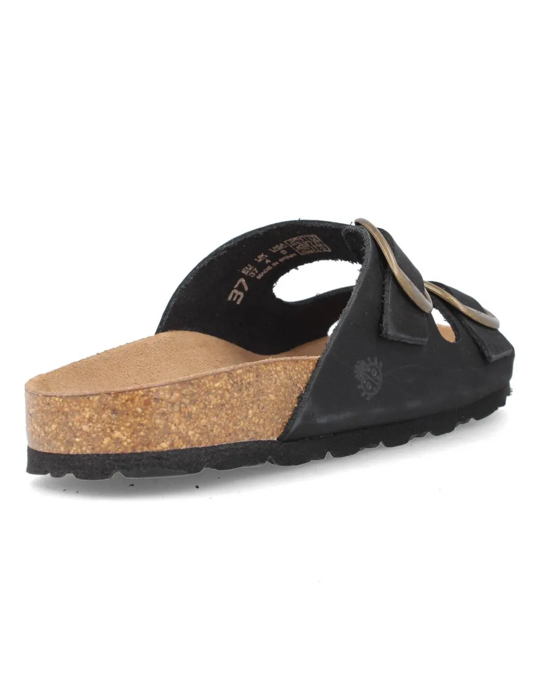 YOKONO  SANDALIA PLANA NOBUCK GRANADA 700 NEGRO