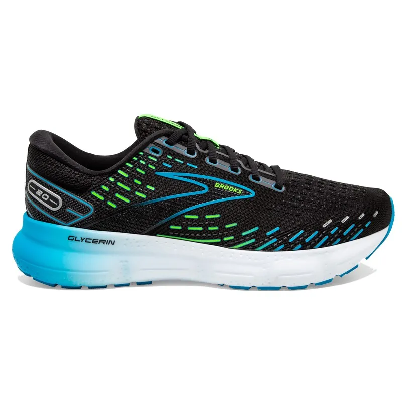 Zapatilla de running Brooks Glycerin 20 Hombre Black/Hawaiian Ocean/Green