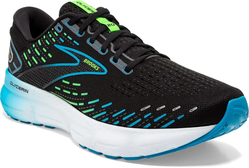 Zapatilla de running Brooks Glycerin 20 Hombre Black/Hawaiian Ocean/Green