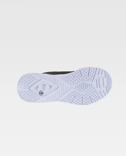 Zapatilla deportiva con gofrado Suela EVA blanco / Verde Oscuro