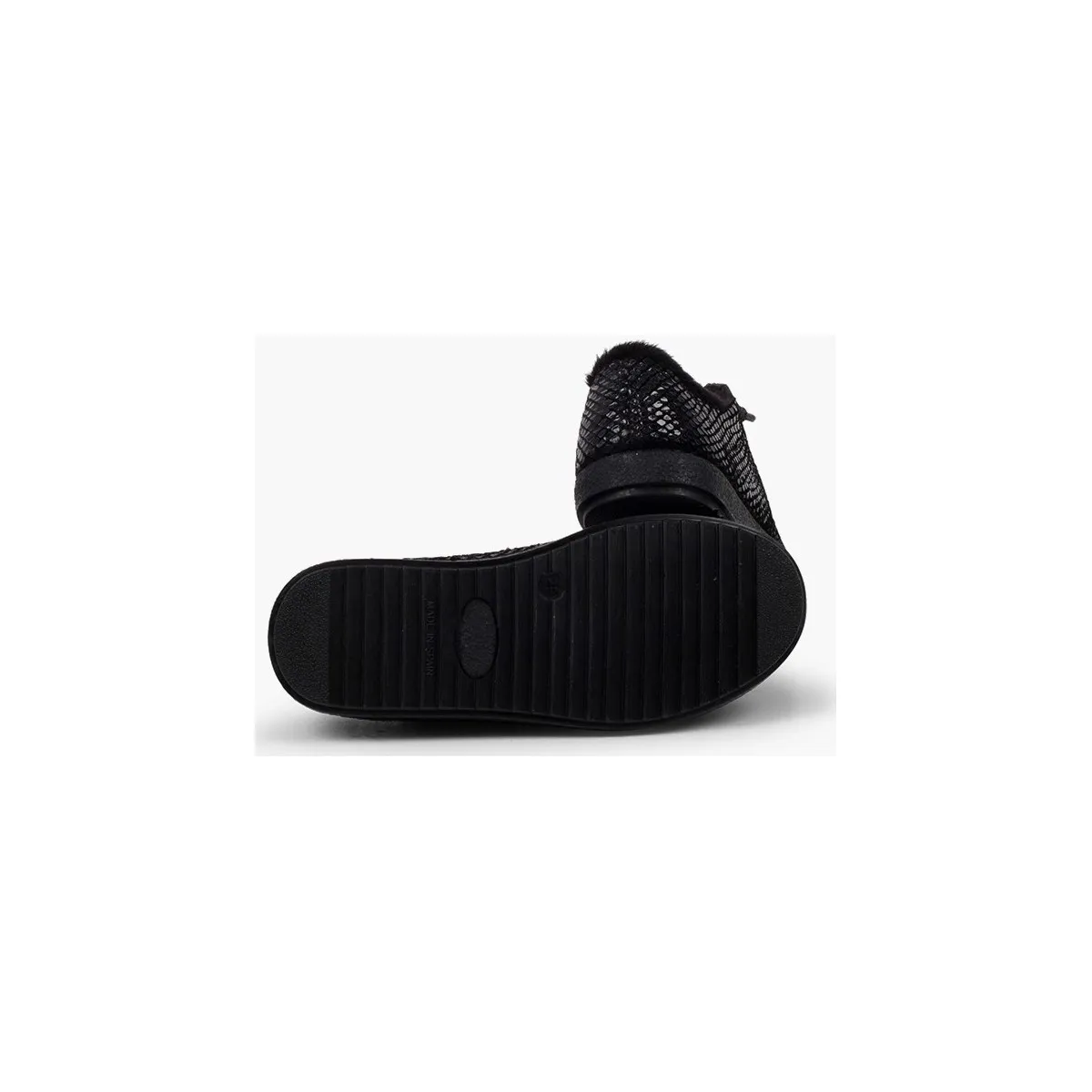 zapatillas animal print serpiente con forro pelo