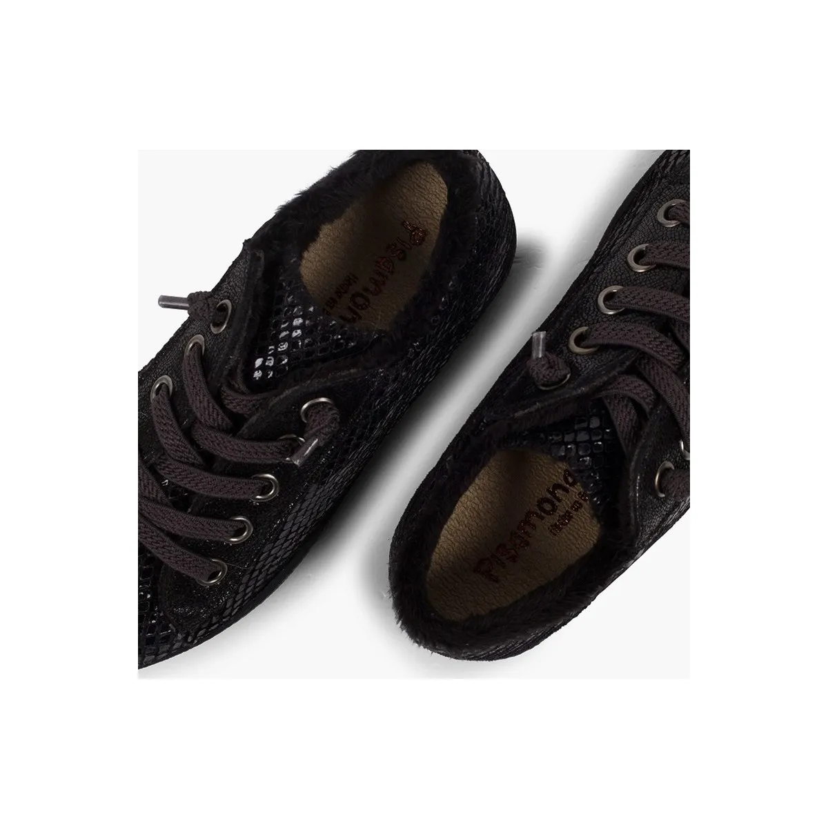 zapatillas animal print serpiente con forro pelo
