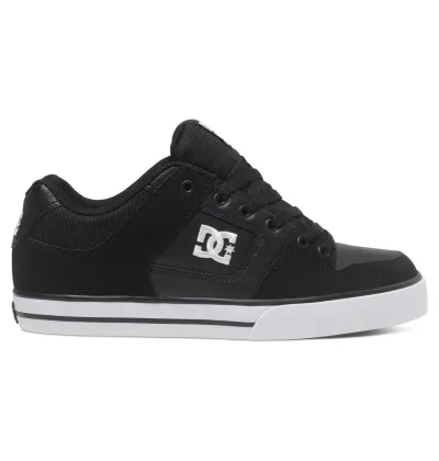 ZAPATILLAS DC SHOES PURE NEGRO CON SUELA BLANCO