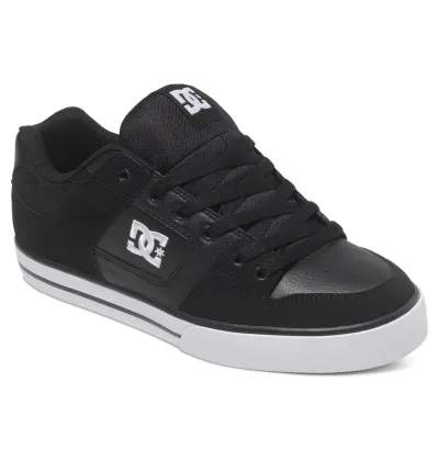 ZAPATILLAS DC SHOES PURE NEGRO CON SUELA BLANCO