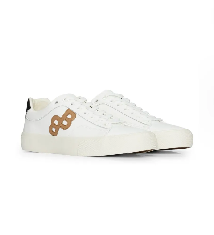Zapatillas de piel Aiden blanco