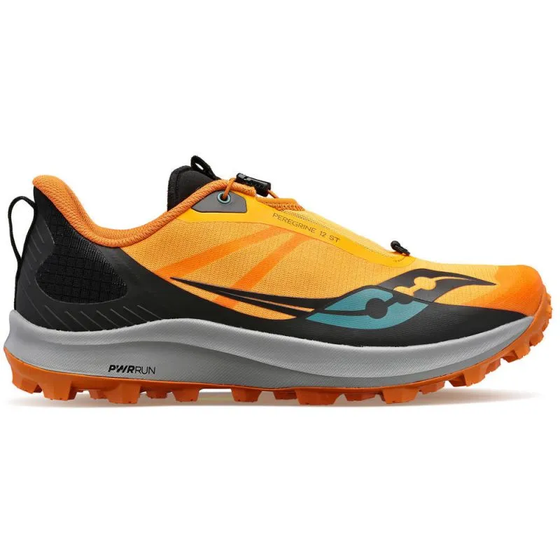 Zapatillas de trail Saucony Peregrine 12 St (negro/oro) hombres