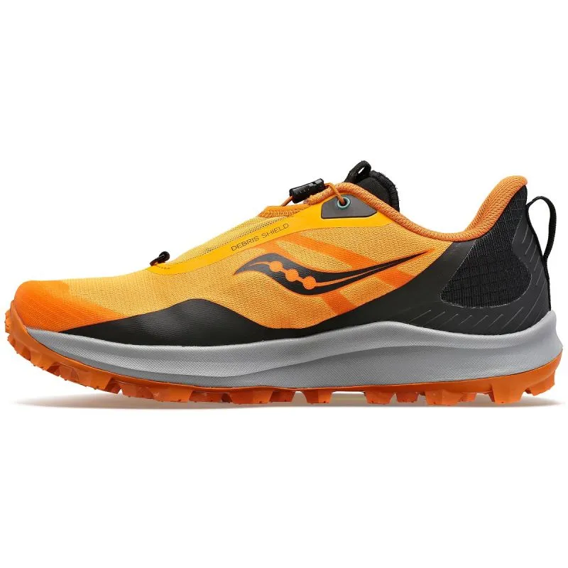 Zapatillas de trail Saucony Peregrine 12 St (negro/oro) hombres