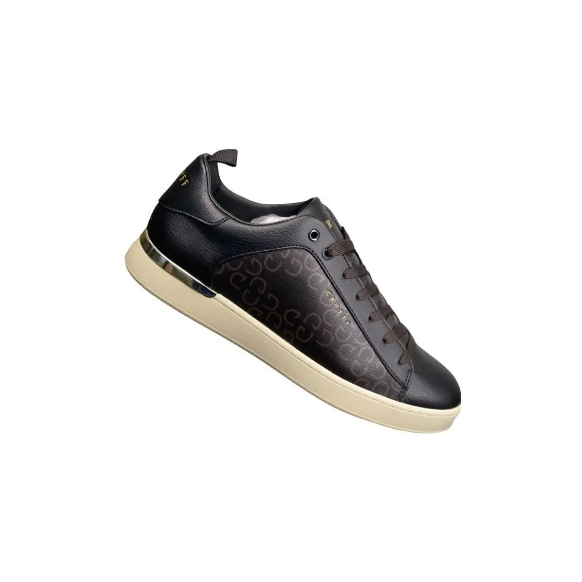 Zapatillas  Patio Suela Marfil Negro