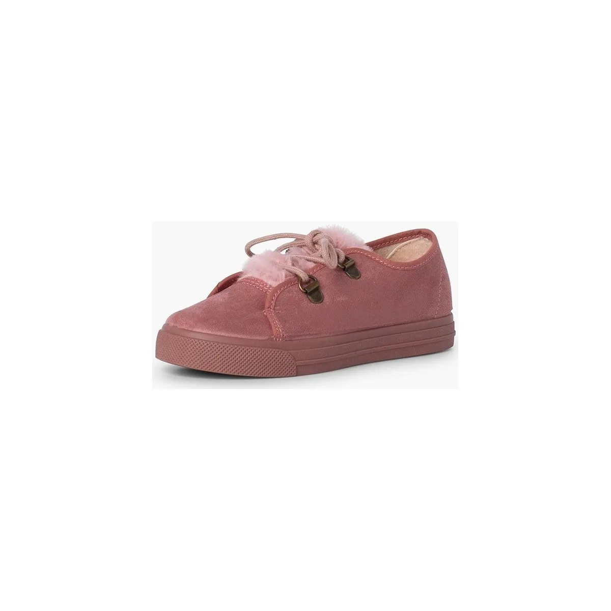 zapatillas suela ancha niña pelito