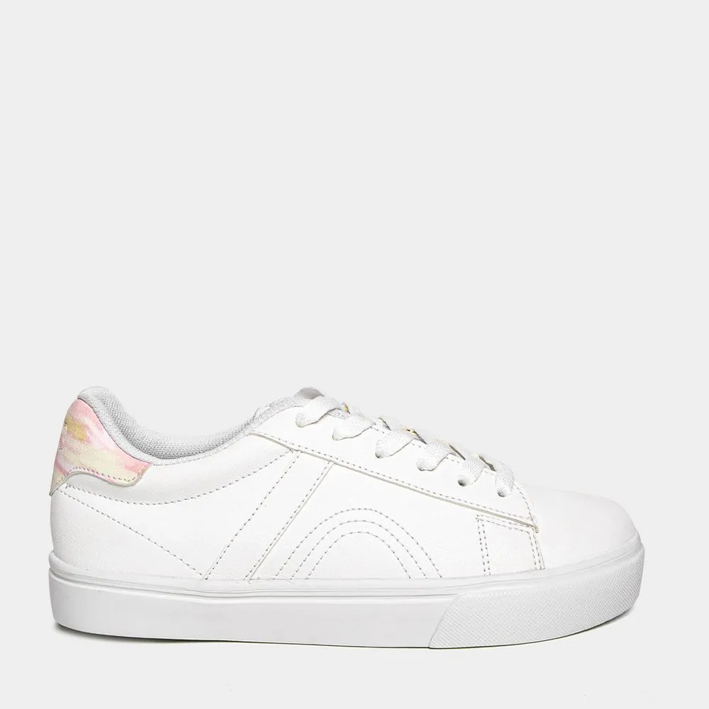 ZAPATILLAS URBANAS MUJER R18 R18LC001 POLIURETANO COLOR BLANCO