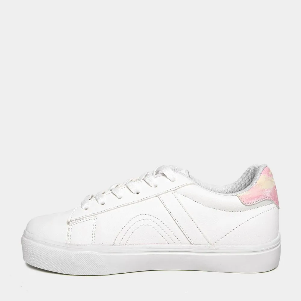 ZAPATILLAS URBANAS MUJER R18 R18LC001 POLIURETANO COLOR BLANCO