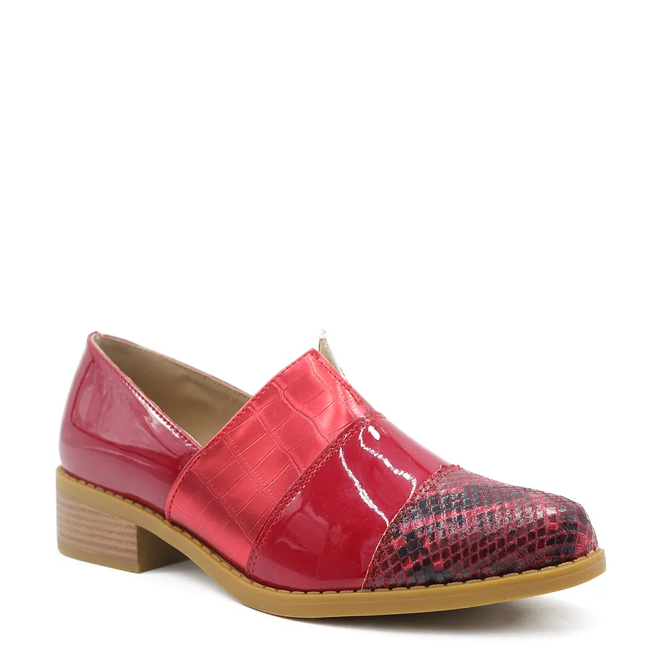 Zapato Moda Campero Rojo 05