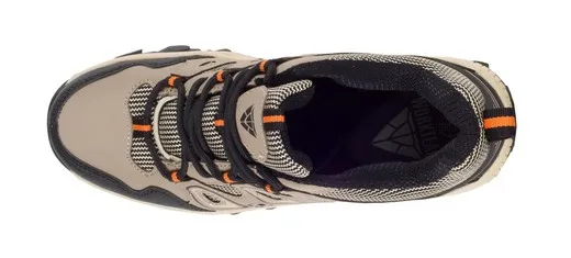 Zapato tipo trecking con cordones Suela de TPR Beige / Negro