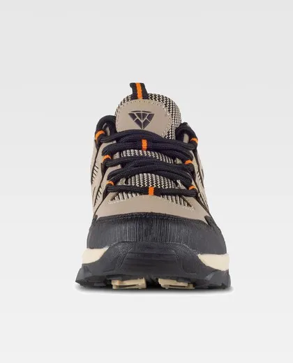 Zapato tipo trecking con cordones Suela de TPR Beige / Negro
