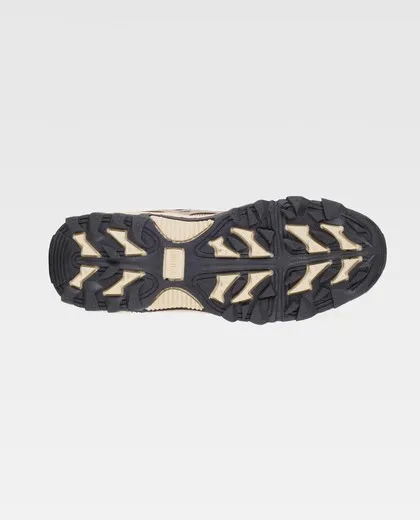 Zapato tipo trecking con cordones Suela de TPR Beige / Negro
