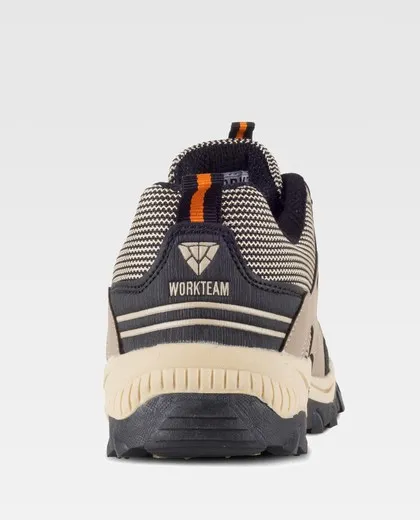 Zapato tipo trecking con cordones Suela de TPR Beige / Negro