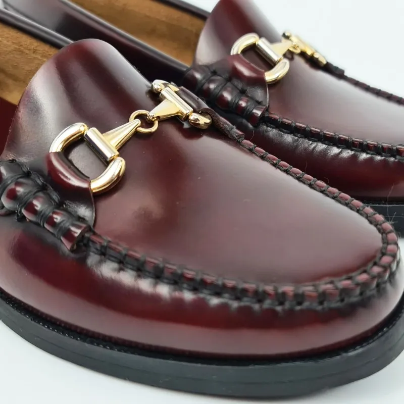 Zapatos Castellanos Mujer Piel Florentic Cadena Suela Goma 504 Burdeos, de María Tovar