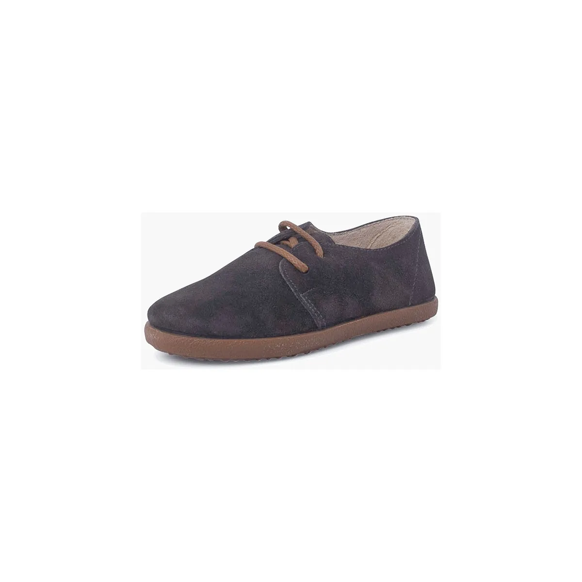 zapatos cordones serraje suela caramelo