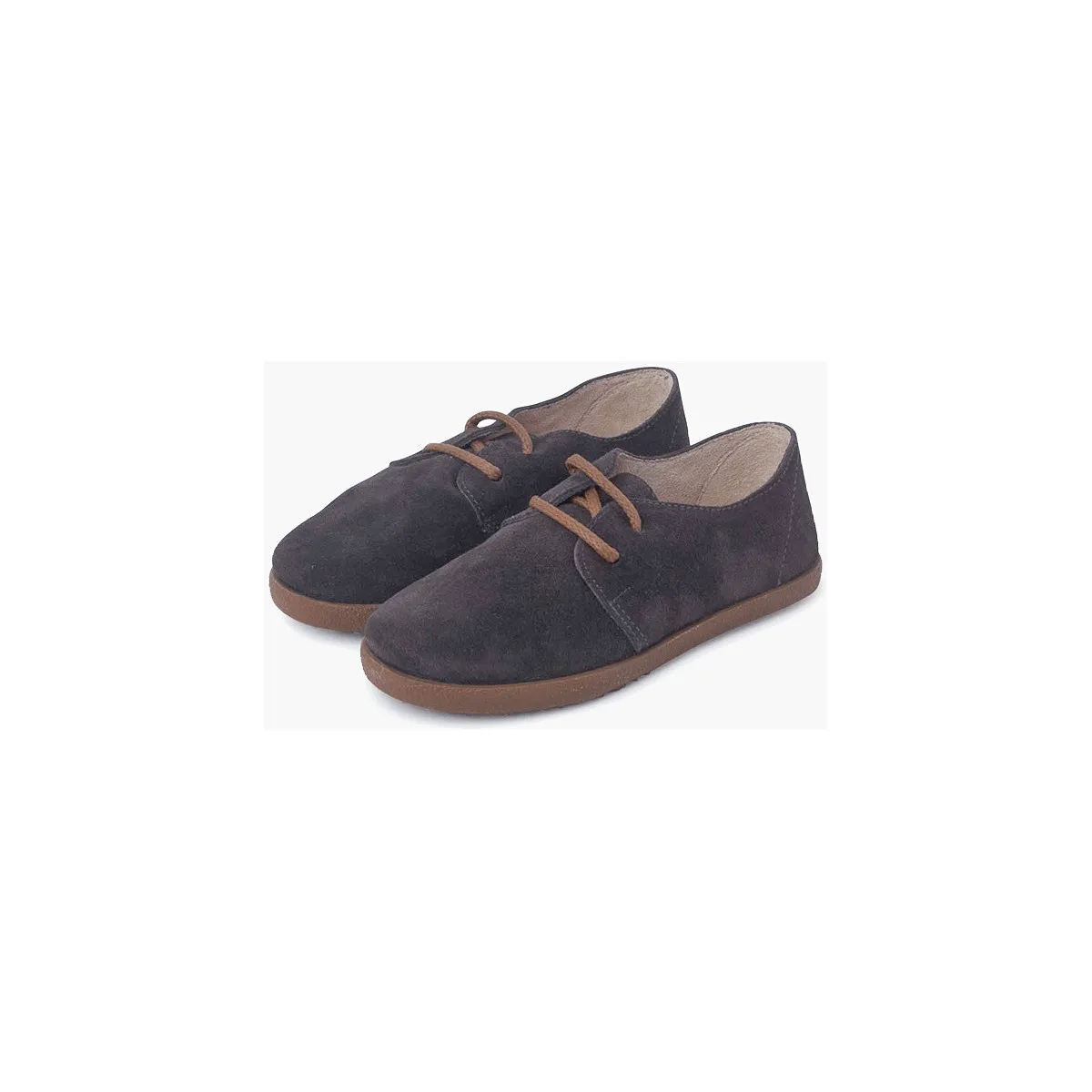 zapatos cordones serraje suela caramelo
