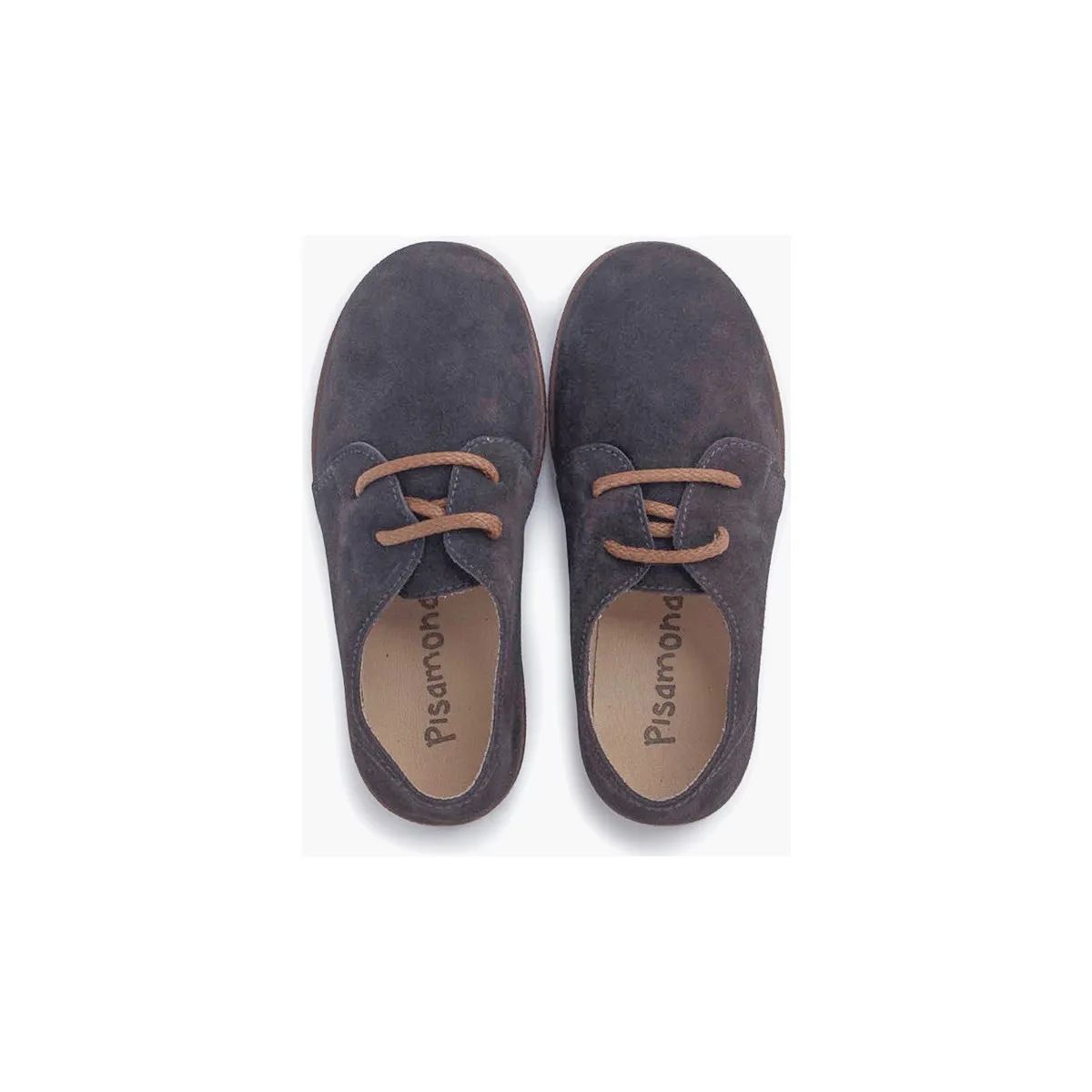 zapatos cordones serraje suela caramelo