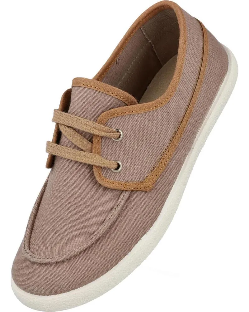 ZAPATOS DE NIñO BATILAS 418001E ZAPATILLAS DE LONA PARA NIÑO BEIG