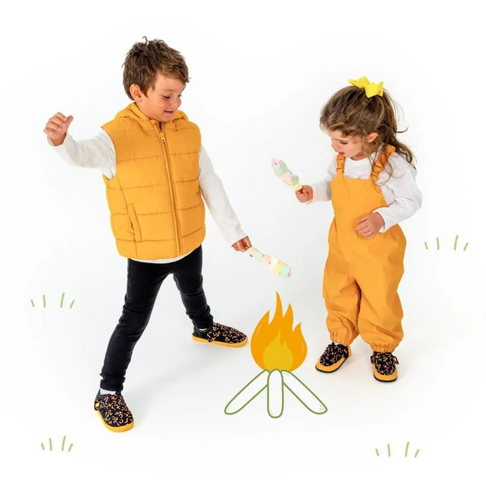 ZAPATOS RESPETUOSOS BABY LOBITOS FUEGO NEGROAMARILLO