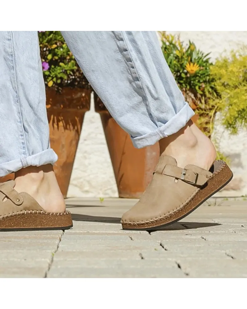 Zueco de piel CONFORT |Walk & Fly Walk & Fly 7447