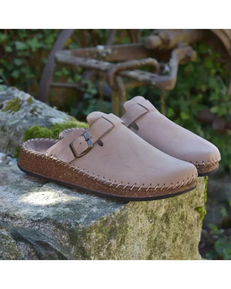 Zueco de piel CONFORT |Walk & Fly Walk & Fly 7447